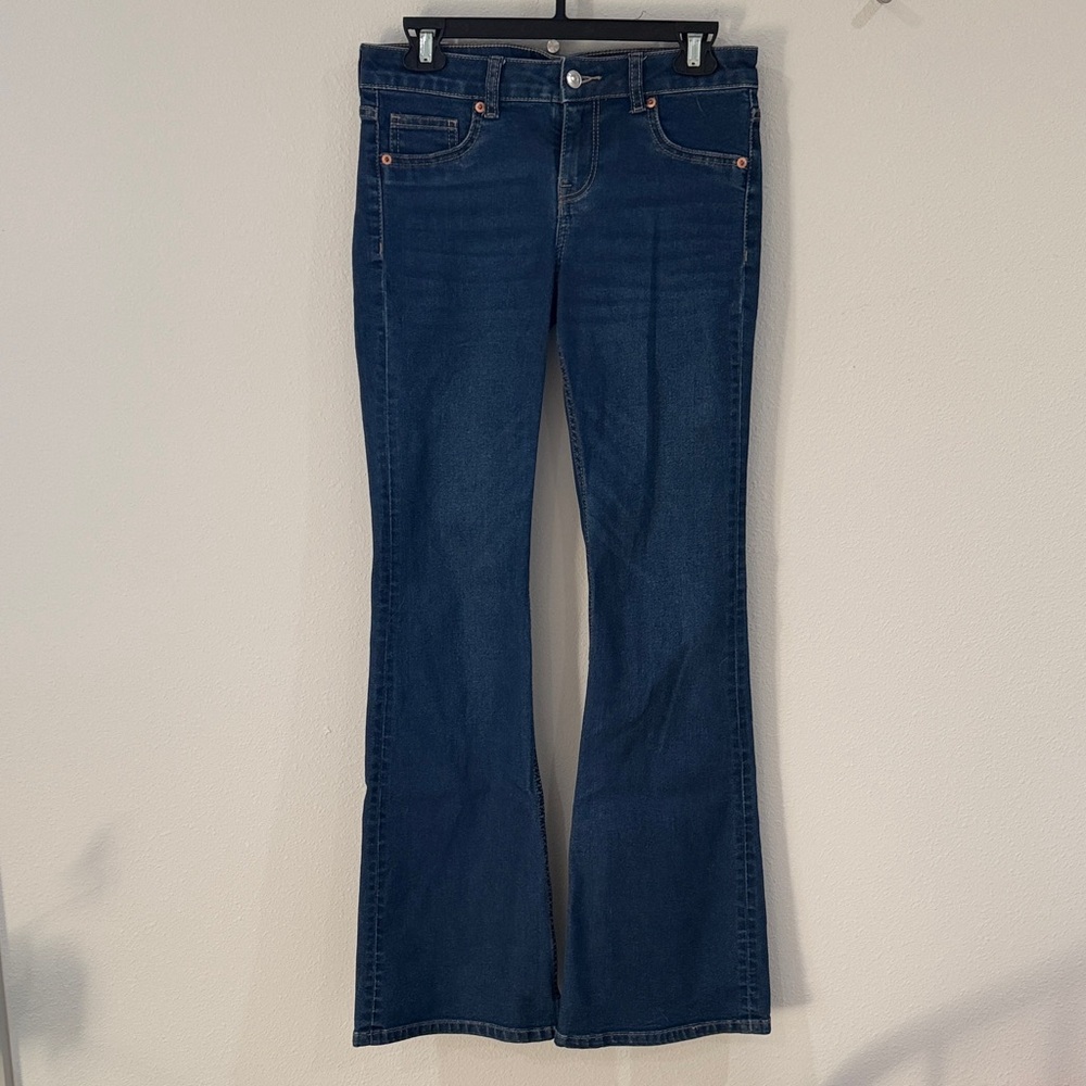 Women’s Dark Blue Flared Jeans